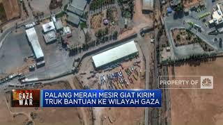Mesir Masif Kirim Truk Bantuan ke Gaza