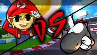 Mario Kart 7 Online/Wi-Fi Races - #22 VS Yoshiller2 Part 1/2
