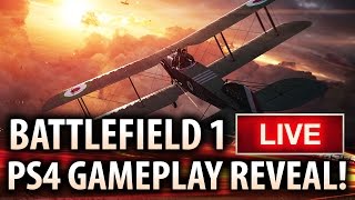 BATTLEFIELD 1 LIVE PS4 Gameplay Reveal! Closed Alpha Multiplayer Gameplay