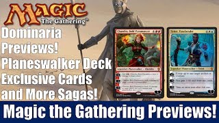 Dominaria Previews: Planeswalker Deck Exclusive Cards and More Sagas