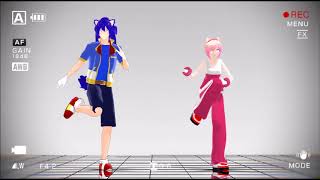 [MMD|Sonic x Amy] More Sonamy Animations! (Airplanes, Lips are Movin', Monster)