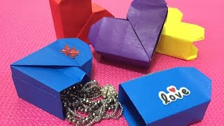 Akiko Yamanashi DIY Origami Secret Heart box Instructions Valentine's Day Idea 빼빼로 발렌타인 데이에 선물 화이트