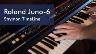 nerding out with Roland Juno-6 and Strymon TimeLine [demo]
