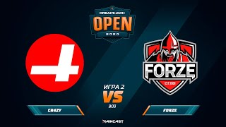 CR4ZY vs forZe [Map 2, Inferno] (Best of 3) DreamHack Anaheim 2020 | Qual