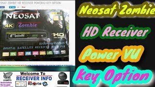NEOSAT ZOMBIE HD RECEIVER POWERVU KEY OPTION