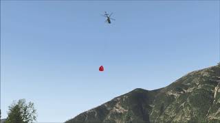Long Line Reference - X-Plane lifting with the DF 407 and DF 350