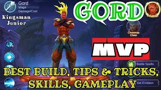 Mobile Legends | GORD (ГОРД) CRAZY MAGE | MVP | BEST BUILD | TIPS & TRICKS | SKILLS | GAMEPLAY