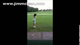 Lucy Li Swing Driver Rear View Very Young