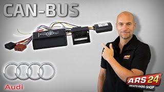 CAN-BUS Adapter zur Installation von Autoradios im Audi - Aktivsystem - CAN-BUS - Lenkradtasten