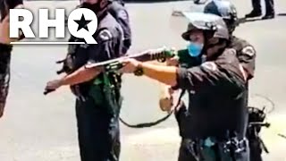 LAPD Shoots Trans Rights Protester Point-Blank