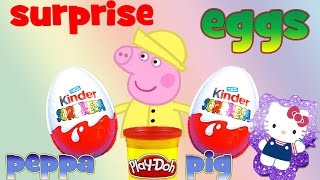 Kinder surprise eggs, candy, play doh, hello kitty, Barbie, Kung Fu Panda, disney princes.