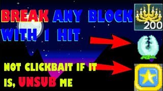 Break Any Block With 1 Hit (Cheat ENGINE) Growtopia