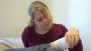 Girl sniffs Socks & Feet
