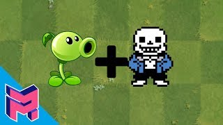 Plants vs Zombies Fusion Hack Animation ( Peashooter + Sans )