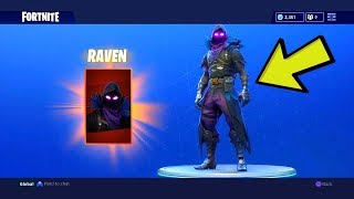 FORTNITE | NEW RAVEN SKIN + GLIDER SHOWCASE