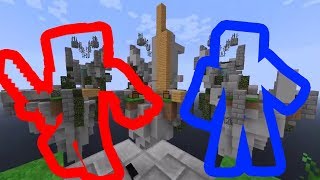 ДУЭЛЬ НЕВИДИМОК НА ХАЙПИКСИЛЕ В СОЛО СКАЙВАРС! TEROSER VS DEMASTER! Minecraft Sky Wars solo
