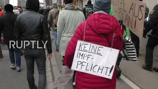 Germany: Thousands hit pro and anti-COVID restrix demos in Freiburg