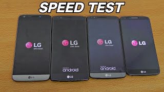 LG G5 vs G4 vs G3 vs G2 - Speed Test (4K)