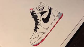 Drawing Jordan Retro 1’s