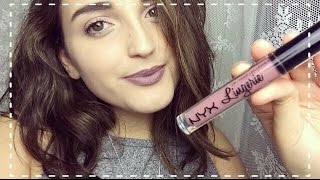 TRY WITH ME || TEST SU STRADA Tinta labbra Lingerie NYX -Manuvarius