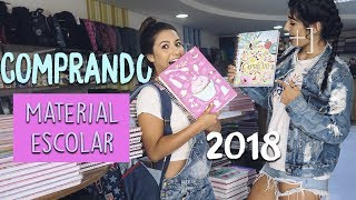 Comprando nosso material escolar 2018