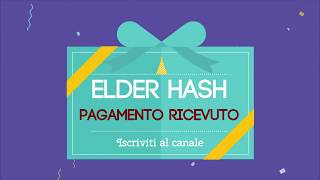 PAGAMENTO RICEVUTO - ELDER HASH - HYPE - GUADAGNARE ONLINE