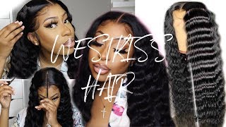 BEST PREPLUCKED 32" UNIT PERFECT CRIMPS |PERFECT PART SALON SECRETS | Westkiss Hair