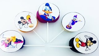 Learn Colors Surprise Play Doh Clay Toys Daisy Duck, Mickey Mouse, Lollipops Fun For Kids