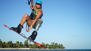 Amputee Becomes Kiteboarding Pro