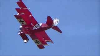 RC Airplane Lands On One Wheel