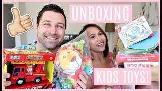 AFFORDABLE KIDS TOYS UNBOXING WITH HUBBY ❤️ | rhaze