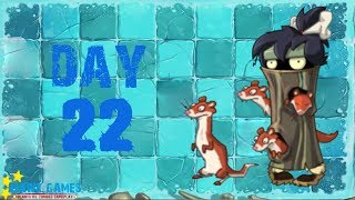 Plants vs Zombies 2 - Frostbite Caves - Day 22 [Weasel Hoarder] No Premium