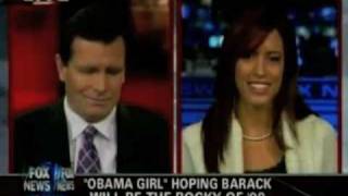 Obama Girl on Fox News Today