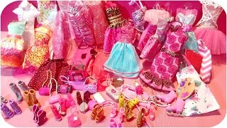 Barbie Doll Dresses - Party Clothes -Barbie fashionistas outfits Barbie parti kıyafetleri