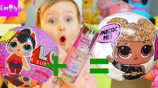 ДЕЛАЕМ ГЛИТТЕР ЛОЛ ИЗ ОБЫЧНОЙ КУКЛЫ ЛОЛ НОВАЯ КУКЛА LOL SURPRISE glitter lol doll лол с блестками