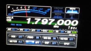 Yaesu FTdx1200 at 1.797MHz Meteomar Croazia