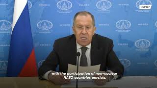 Lavrov urges US to ‘bring back home’ nuclear weapons from Europe