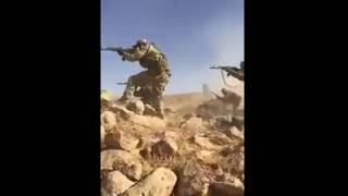 Подразделение Вагнера в бою против ИГ, провинция Хомс, Сирия