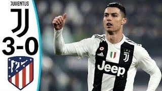 ЮВЕНТУС - АТЛЕТИКО МАДРИД 3-0 ХЕТ-ТИРИК РОНАЛДО СR7 ОБЗОР МАТЧА 2019