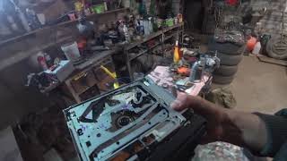 Магнитола не видит диск (чистка оптической головки)