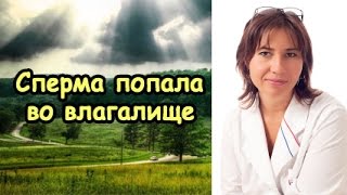 Сперма с брызгами мочи попала во влагалище