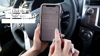 How to pair iPhone bluetooth with a Toyota 4Runner