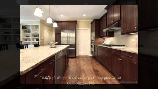 Tủ bếp gỗ Óc Chó, Kệ bếp gỗ Walnut Bắc Mỹ - 05 Hoang Phuc Wood 0982299292