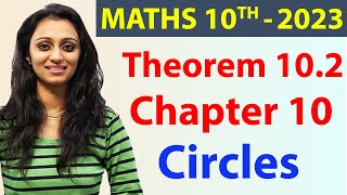 Theorem, Ex. 10.2, Circles, Class 10th Maths