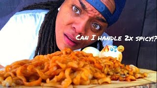 2X SPICY NOODLE MUKBANG!!!