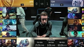 TSM vs APX Game 2 - NA LCS Summer 2016 W2D2 -Team SoloMid vs Apex