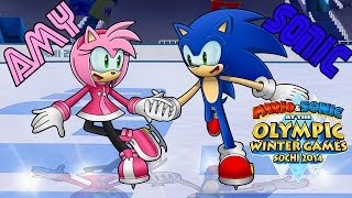M & S 2014 Sochi Winter Olympic Games Sonic & Amy *Figure Skating Pair*