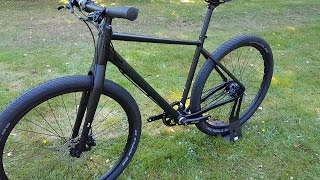CUBE Hyde Pro black white Modell 2016 Urban City Bike