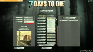 Гайд по 7 days to die #1 Настройки и создание уровня