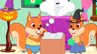 Famille d'Écureuil - Momie De Papier Animé 2023 en Français